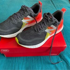 New Balance Running Shoes Mens’ Fresh Foam X Tempo Black Orange —Almost New